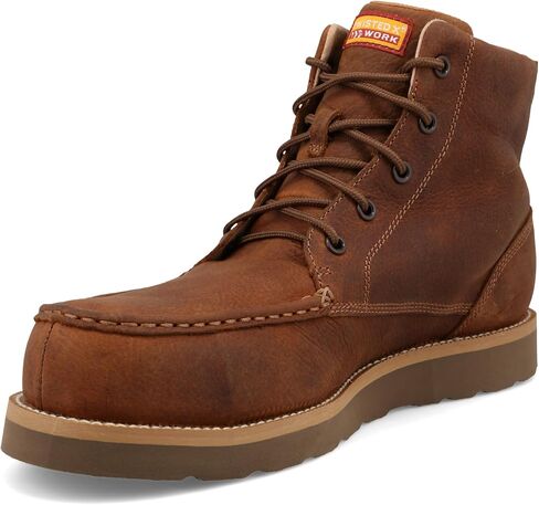 Twisted X Men's 6" Work Boot, Moc Toe Nano Toe in Saudi Arabia