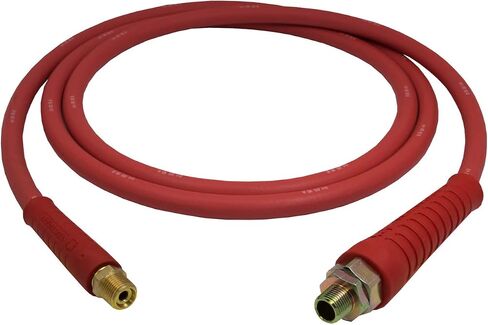 Tectran 13S15201 Color-Coded Straight Air Line Hose Assembly w/FLEXGrip-HD™ | Bend Restrictors & LIFESwivel Fittings | Red & Blue Set | Replaces HALDEX MCP615HRB | (15' Length) in Saudi Arabia