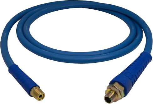 Tectran 13S15201 Color-Coded Straight Air Line Hose Assembly w/FLEXGrip-HD™ | Bend Restrictors & LIFESwivel Fittings | Red & Blue Set | Replaces HALDEX MCP615HRB | (15' Length) in Saudi Arabia