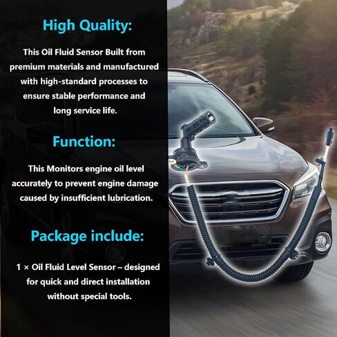 مستشعر مستوى زيت المحرك مع خرطوم - متوافق مع Subaru Legacy ، Outback ، Forester ، Crosstrek ، Impreza - يحل محل 11136AA111 ، 11136AA110 in Saudi Arabia