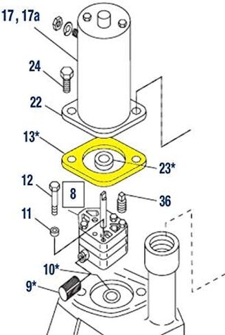 ما بعد البيع 25861 Western/Fisher Motor Gasket - 2 Pack in Kuwait