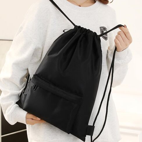 Sports Drawstring Backpack Lightweight Outdoor Backpack Hiking Camping Backpacks Easily Store Items While Traveling in Saudi Arabia