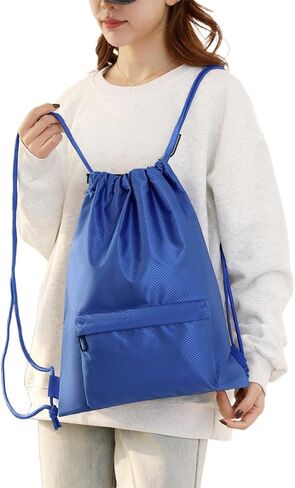 Sports Drawstring Backpack Lightweight Outdoor Backpack Hiking Camping Backpacks Easily Store Items While Traveling in Saudi Arabia