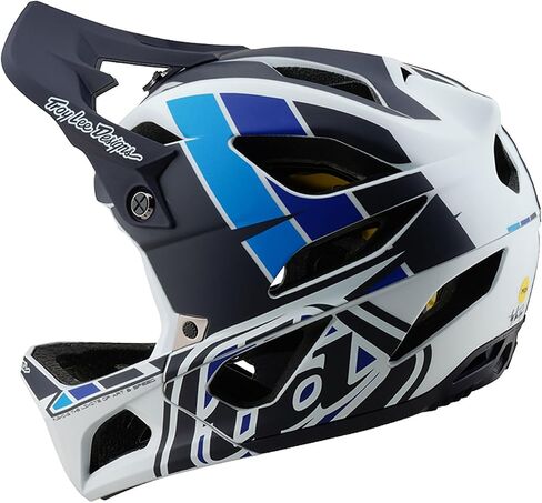 Troy Lee Designs Stage Adult Mountain Bike Downhill Enduro Helmet W/MIPS, Signature Black, Medium/Large in Saudi Arabia
