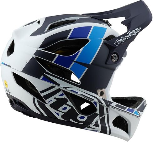Troy Lee Designs Stage Adult Mountain Bike Downhill Enduro Helmet W/MIPS, Signature Black, Medium/Large in Saudi Arabia