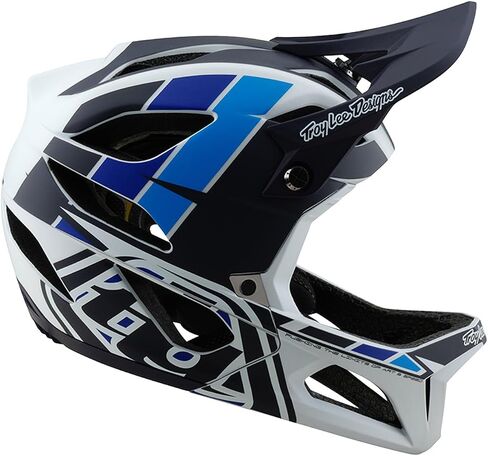 Troy Lee Designs Stage Adult Mountain Bike Downhill Enduro Helmet W/MIPS, Signature Black, Medium/Large in Saudi Arabia