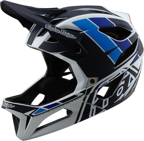 Troy Lee Designs Stage Adult Mountain Bike Downhill Enduro Helmet W/MIPS, Signature Black, Medium/Large in Saudi Arabia