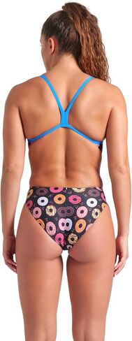 Arena Women's Performance Printing Prints Collection Donuts Challenge Back Swimsuit in Saudi Arabia