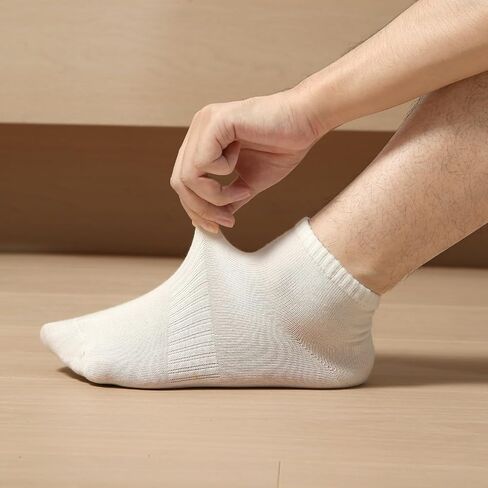 Ankle Socks for Men,Low Cut Athletic Sports Sock for Women,80% Cotton No Show Socks in Saudi Arabia