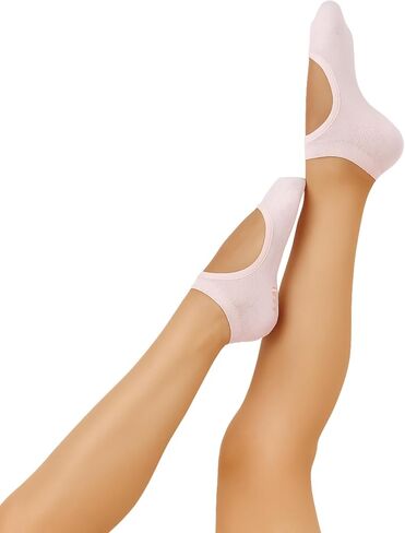 The Edition - Pilates Socks for Women - Slip Grip Socks for Yoga و Barre و Ballet و Hospital و Studio و Home (3 أزواج) in Saudi Arabia