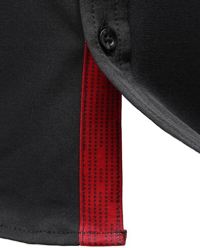 Boys Stretch Mulit-Use Dress Shirts Wrinkle Free Long Sleeve Button Down Shirts Formal Wedding Prom Shirts in Kuwait