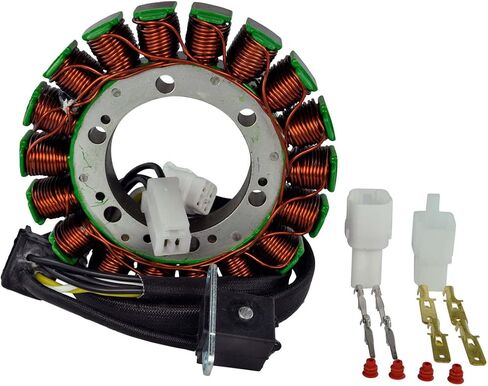 RMStator Kit تحسين Magneto Flywheel + Stator + Conrank Cover Cover Placte PlaceT for Suzuki LTA 400 Eiger | القطب الشمالي القط 400 2002-2008 | 3210238F01 / 3430071 / 3430-054 in Saudi Arabia