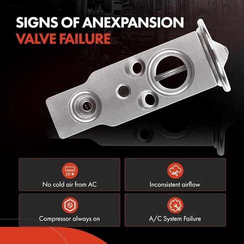 A-Premium A/C Expansion Valve Compatible with Ford Escape 2.3L 2005-2007, Mercury Mariner 2.3L 2006-2007, Rear Side in Saudi Arabia