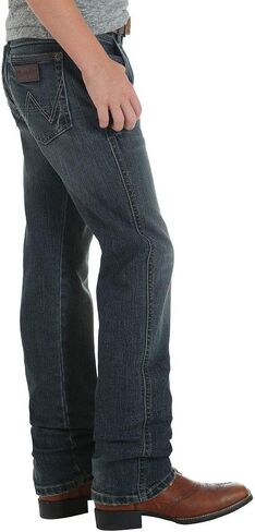 Wrangler Boys' Retro Slim Fit Straight Leg Jean, Roughhouse in Kuwait
