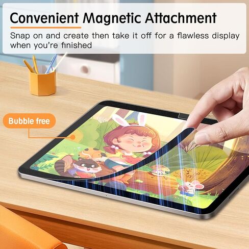 عبوتان من واقي شاشة بملمس الورق لجهاز iPad Pro 13 بوصة (2024)، اكتب وارسم مثل الورق، حماية من الخدش مع صينية سهلة الاستخدام، رفيع وسريع الاستجابة in Kuwait
