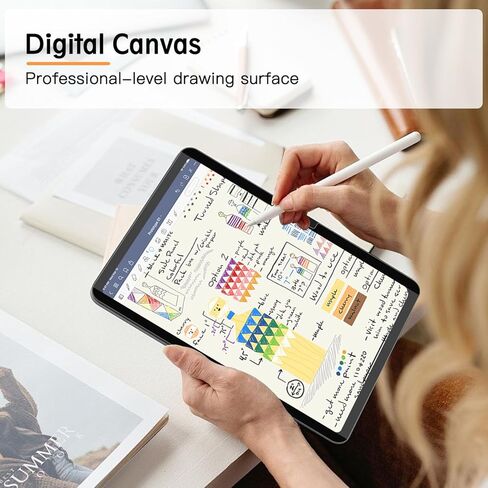 عبوتان من واقي شاشة بملمس الورق لجهاز iPad Pro 13 بوصة (2024)، اكتب وارسم مثل الورق، حماية من الخدش مع صينية سهلة الاستخدام، رفيع وسريع الاستجابة in Kuwait