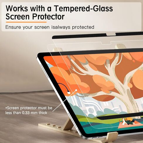 عبوتان من واقي شاشة بملمس الورق لجهاز iPad Pro 13 بوصة (2024)، اكتب وارسم مثل الورق، حماية من الخدش مع صينية سهلة الاستخدام، رفيع وسريع الاستجابة in Kuwait