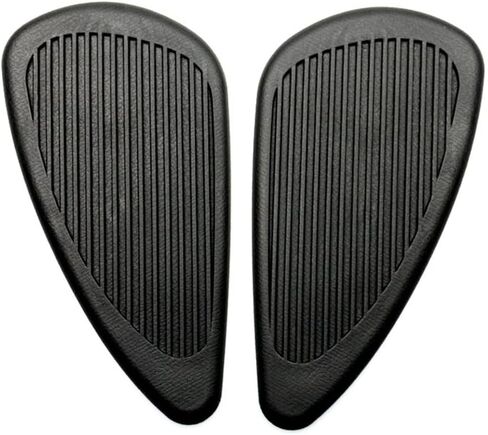 Motorcycle Fuel Tank Knee Pad Black, Universal Pair Vintage Motorcycle Gas Petrol Tank Knee Pads, Motorcycle Fuel Tank Traction Pad Protector Gas Petrol Pads in Saudi Arabia