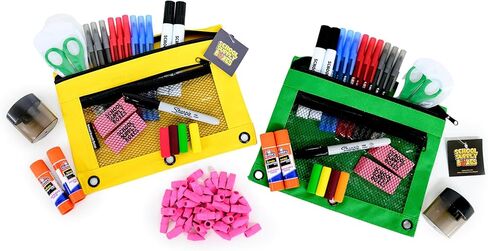 حزمة العودة إلى المدرسة الضخمة - مثالية لأسرة متعددة الأطفال - 154 قطعة in Kuwait