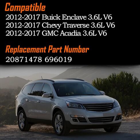 Air Intake Hose Compatible with Chevy Traverse 2012-2017 Replacement for Buick Enclave 2012-2017 Intake Filter Tube Replace# 20871478 696-019 Air Intake Duct Tube Boot in Kuwait