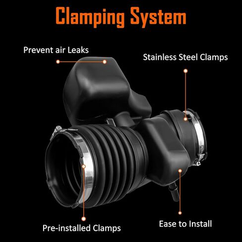 Air Intake Hose Compatible with Chevy Traverse 2012-2017 Replacement for Buick Enclave 2012-2017 Intake Filter Tube Replace# 20871478 696-019 Air Intake Duct Tube Boot in Kuwait