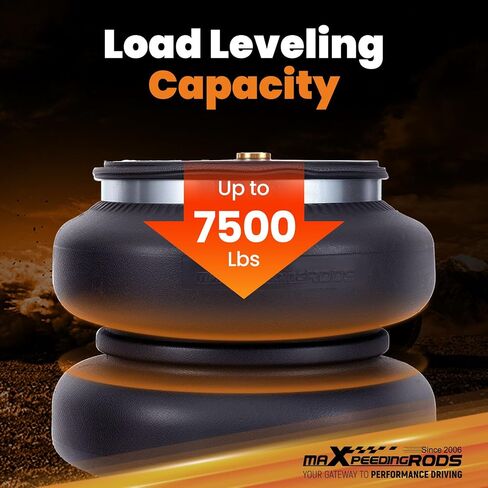 maXpeedingrods 7500 lbs Rear Air Suspension Bags Kit for Dodge Ram 2500 4WD 2003-2013 and Ram 3500 4WD 2003-2018 Air Helper Spring Bag Kit Gray in Saudi Arabia