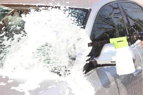 Mr. Detroit - 2PC Car Wash Kit Blaster و Chenille Car Wash Glove Wash Free Wash for Cars Trucks Boats Garden Home Use & More in Saudi Arabia