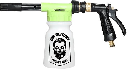 Mr. Detroit - 2PC Car Wash Kit Blaster و Chenille Car Wash Glove Wash Free Wash for Cars Trucks Boats Garden Home Use & More in Saudi Arabia