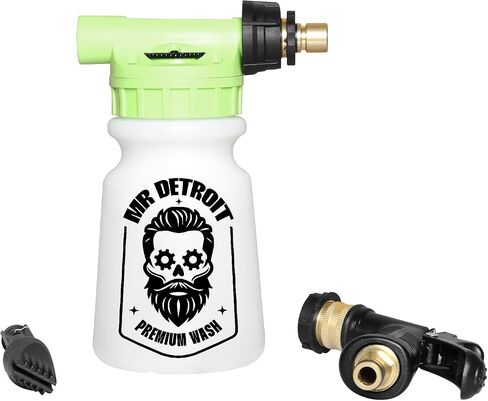 Mr. Detroit - 2PC Car Wash Kit Blaster و Chenille Car Wash Glove Wash Free Wash for Cars Trucks Boats Garden Home Use & More in Saudi Arabia