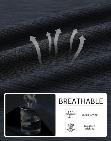 Pioneer Camp Men's Long Sleeve Shirt Quick Dry Moisture Wicking Workout Tee Shirts Lightweight Athletic Tshirts Running Gym in Saudi Arabia