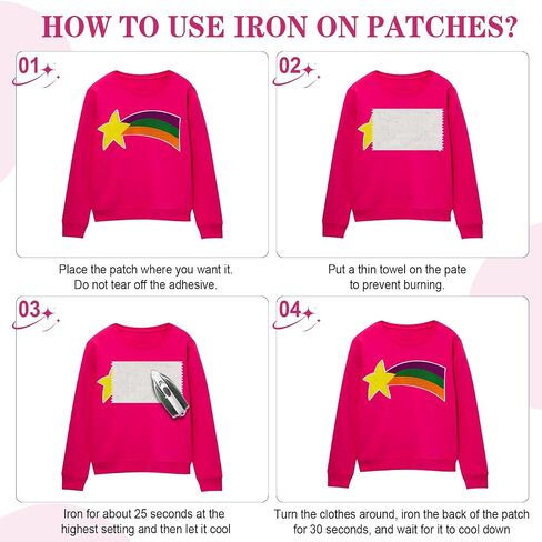 13 PCS Women Costume Accessories Set Shooting Star Rainbow Patch Pink Satin Hairband Star Stud Earrings and Hairpin for Women Halloween Cosplay in Saudi Arabia
