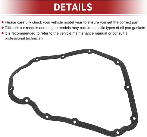 ACROPIX Car Oil Pan Gasket Car Transmission Oil Pan Gasket Engine Oil Pan Gasket Seal No.11110JA01E for Nissan Altima 2008-2013 Good Sealing 1 Pcs in Saudi Arabia