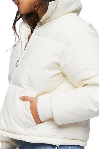 Forever 21 Women's Quilted Puffer Jacket in Saudi Arabia