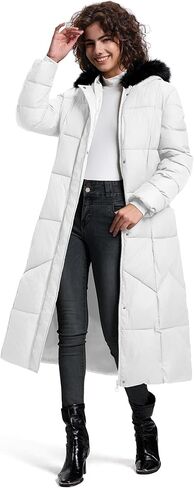 Fengbay Long Puffer Coat Women Down Jacket Parkas Waterproof Warm Long Winter Coats for Women With Hood in Saudi Arabia