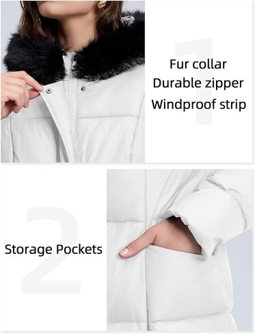 Fengbay Long Puffer Coat Women Down Jacket Parkas Waterproof Warm Long Winter Coats for Women With Hood in Saudi Arabia