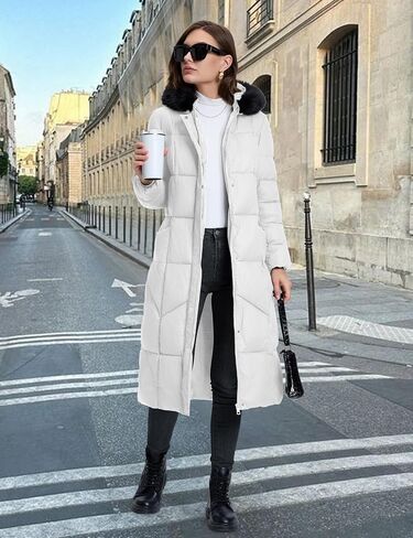 Fengbay Long Puffer Coat Women Down Jacket Parkas Waterproof Warm Long Winter Coats for Women With Hood in Saudi Arabia