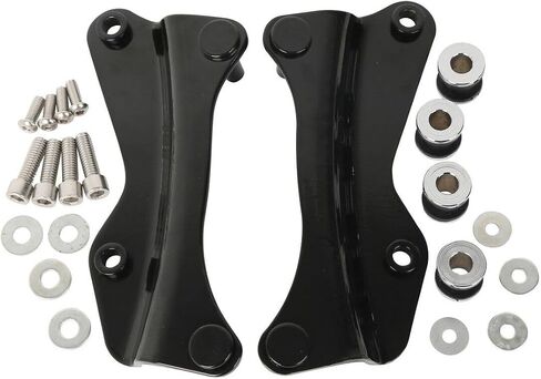 Black Fits Luggage Rack Docking Hardware Kit Steel BSLRDHKFF121422 in Saudi Arabia