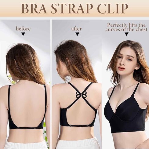 44 PCS Bra Clips to Make Racerback, Anti-slip Adjustable Bra Hooks for Hide Straps in Saudi Arabia