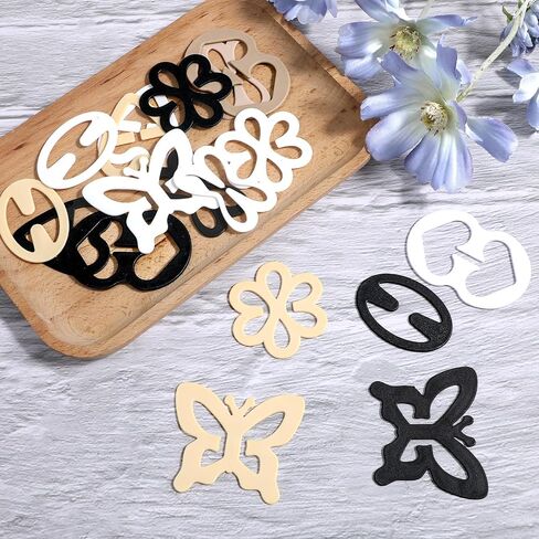 18Pcs Bra Strap Clips, Bra Clips to Make Racerback, Anti-Slip Bras Straps Holder Adjuster for Women's Bras Full Cup(Black, White, Beige) in Saudi Arabia