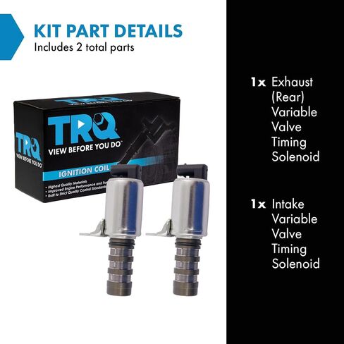 TRQ Variable Valve Timing Solenoid Set Compatible with 2015-2016 Ford Edge F-150 2016 Lincoln MKX in Saudi Arabia