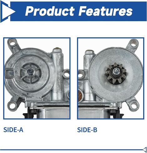 Window Lift Motor Front Rear Left Driver Right Passenger Side Compatible with Chevy Blazer Corvette Tahoe, GMC Jimmy Yukon Sonoma C1500 2500 3500, Bravada, Escalade, Replace 742-143, 16628208 in Saudi Arabia