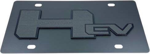 Compatible with - Hummer EV - Carbon Steel License Plate in Saudi Arabia