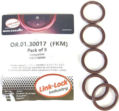 5pcs fkm viton or.01.30017 أنبوب تناول المحرك O-Ring 11517788984 لـ BMW M47 M57 in Kuwait