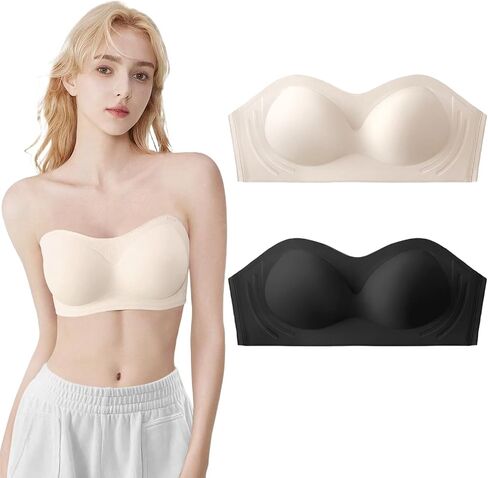 الفتيات التدريب على حمالات Bandeau Bras Teen Cami Tube Top 12-14 14-16 16-18 Padding Padding Bralettes Packs of 2 in Kuwait