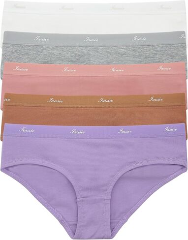 Girls Cotton Underwear 5-Pack | Organic Briefs with Tag-Free Soft Waistband for Teens 10-16 Years (Sizes 10-16) in Kuwait