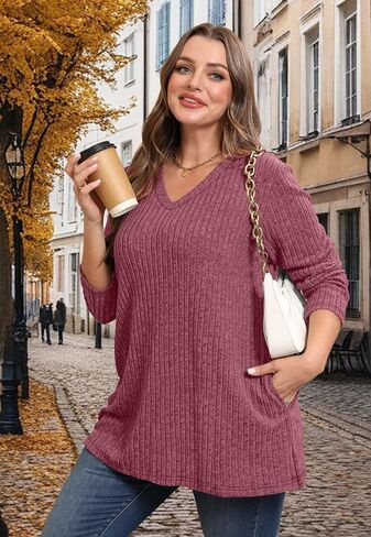 Wiholl Womens Tops Fall Fahion 2025 قمصان طويلة الأكمام in Saudi Arabia