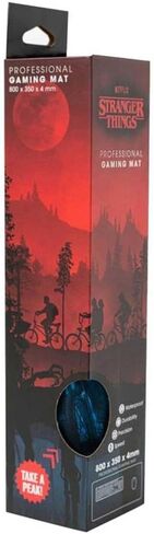 Stranger Things Mouse Pad Official Netflix - Desk Pad - 31.5" x 13.78" Non-Slip Rubber Base Mouse Pad, Gaming Mouse Pad, Keyboard Mouse Mat - Stranger Things Gifts in Saudi Arabia
