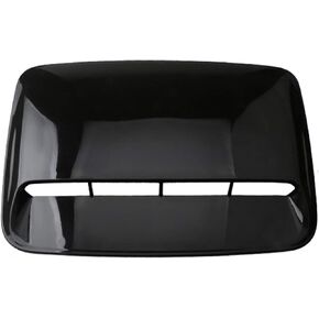Hood Scoops Black Car Hood Vent, 20in Car Decoration Universal DIY Large ABS Air Scoop Intake Shovel Hood Vent Cover with Tape in Saudi Arabia