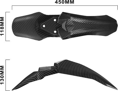 Dirt Bike Front Fender Mud guards Motorcycle Mudguards for Talaria X3 XXX PRO Electric Dirt Bike Imitation Carbon Fiber in Saudi Arabia