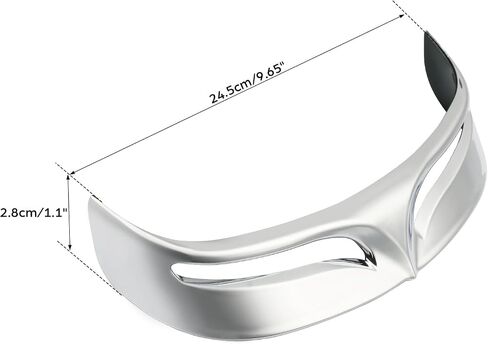 TCMT Chrome Rear Fender Edge Trim Tip Trailing Fits For Harley Fatboy FLSTF/B 2007-2017 in Saudi Arabia